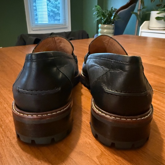Madewell Women’s Black Leather Corinne Loafers - Picture 8 of 12